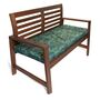 Ferns Floral Water Resistant Garden Bench Seat Pad, thumbnail 3 of 6
