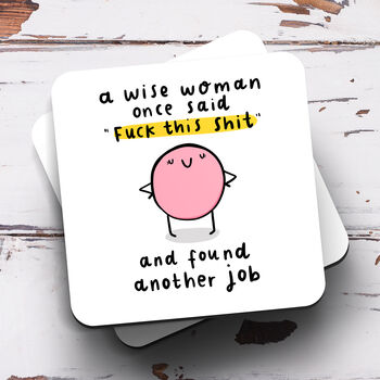 Personalised Mug 'Wise Woman Once Said Fuck This Shit', 3 of 3