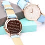 Ladies Architect Blanc Watch With Blue Strap, thumbnail 4 of 5