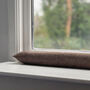 Custom Length Window Door Draught Excluder Brown Wool, thumbnail 3 of 3