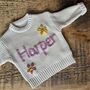 Personalised Baby And Children's Embroidered Knitted Jumper, thumbnail 11 of 11