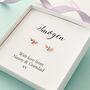 Personalised Little Rose Gold Plated Bee Earrings, thumbnail 1 of 3