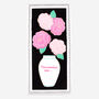 Personalised Vase Of Peonies Biscuit Gift, thumbnail 2 of 2