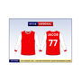 Personalised Football Shirt Print, thumbnail 4 of 4