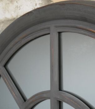 Large Grey Arch Mirror, 3 of 3