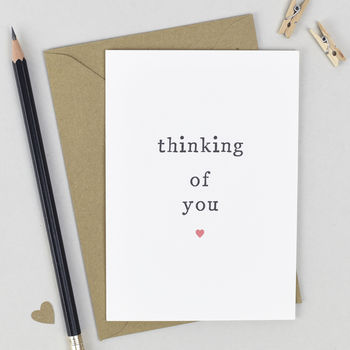 'Thinking Of You' Sympathy Card, 2 of 3