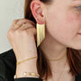 18ct Gold Plated Waterfall Party Tassel Earrings, thumbnail 2 of 5