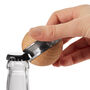 Smooth Solid Beech Wood High Quality Bottle Opener, thumbnail 3 of 3