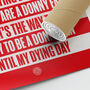 Doncaster Rovers 'When I Was Young' Football Song Print, thumbnail 3 of 3