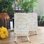Personalised Wooden Christening Card Engraved Keepsake Gift, thumbnail 1 of 8