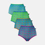 Women's 'Boom Bloom!' Four Pack Bamboo Full Briefs, thumbnail 1 of 12
