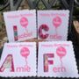Personalised Pink Door Letter Card, thumbnail 2 of 2