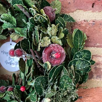 Personalised Festive Forest Wreath, 5 of 6
