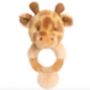 Soft Brown Giraffe Rattle, thumbnail 1 of 8