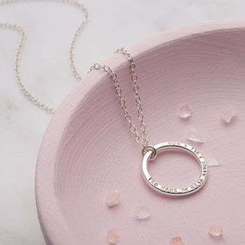 Personalised Circle Necklace, 4 of 12
