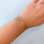 Sterling Silver Rectangle Link Chain Bracelet, thumbnail 5 of 7
