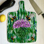 Large Bee And Thistle Chopping Board, thumbnail 1 of 2