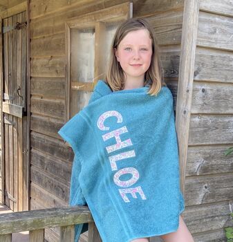Personalised Towels With Appliqued Letters, 3 of 8