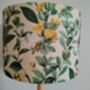 Botanical Print Lampshade With Pink And Yellow Flowers, thumbnail 4 of 8
