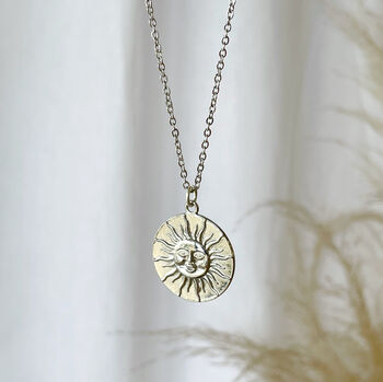 You Are My Sunshine Sun Necklace, 4 of 9