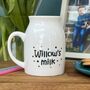 Monochrome Kids Font Bone China Milk Mug, thumbnail 2 of 2