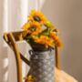 Vintage Galvanized Metal Can Vase, thumbnail 6 of 9