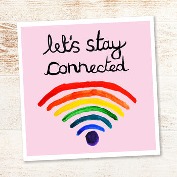 Let's Stay Connected Card, 3 of 4