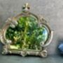 30cm Distressed Silver Baroque Crown Wall Mirror, thumbnail 3 of 8