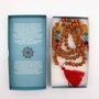 Chakra Rudraksha Crystal Mala Necklace | Creativity, thumbnail 3 of 3