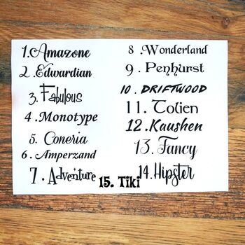 Personalised Driftwood Style Signs, 2 of 12