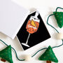 Personalised Aperol Spritz Christmas Bauble Decoration, thumbnail 2 of 6