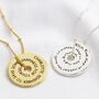 Personalised Message Of Affirmation Ring Necklace, thumbnail 2 of 12