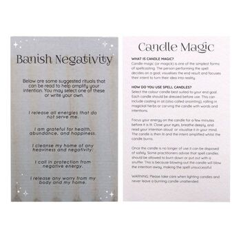 Negativity Clearing Spell Candles | Pack Of 12, 4 of 5