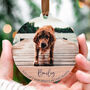 Personalised Photo Wooden Dog Memorial Ornament, thumbnail 1 of 7