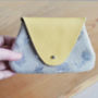 Leather Coin Purse With Metallic Specks, thumbnail 2 of 3