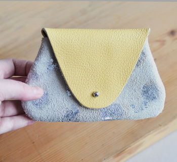 Leather Coin Purse With Metallic Specks, 2 of 3