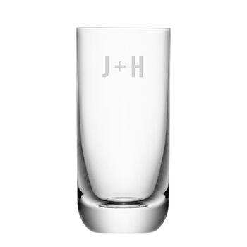 Monogrammed Hamilton Highball Glass, 12 of 12