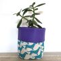 Sausage Dog Planter. Fabric Pot. Handmade, thumbnail 1 of 5