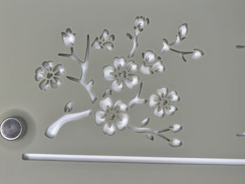 Personalised Blossom Design House Acrylic Number Sign, 2 of 6