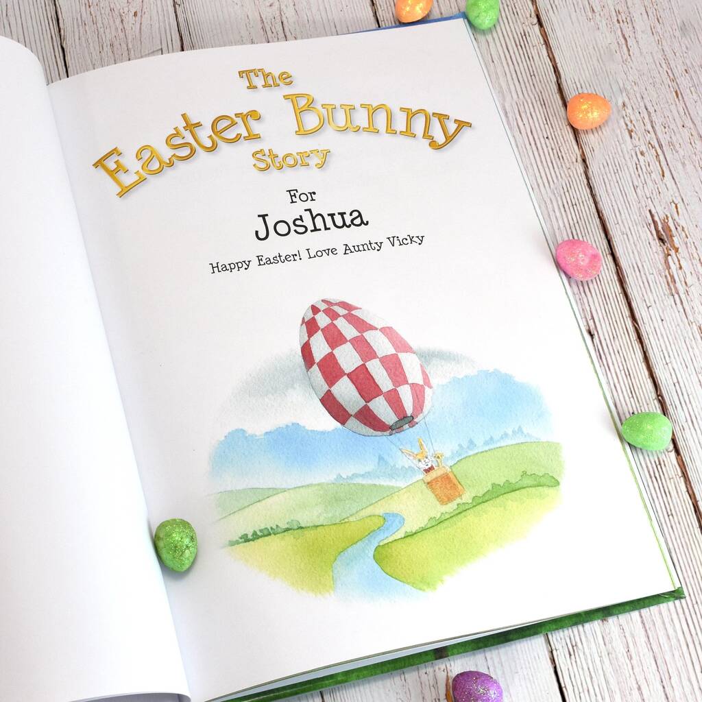 Personalised Easter Bunny Book By Uniqueful