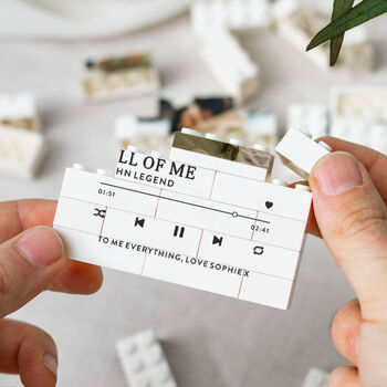 Personalised Christmas Style Block Gift For Couple, 10 of 10