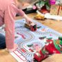 Personalised Children's Play Mat Christmas Train, thumbnail 3 of 5