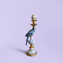 Blue Parrot Bird Candlestick Set, thumbnail 2 of 8