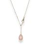 Pink Pearl Elegance Sterling Silver Necklace, thumbnail 2 of 3