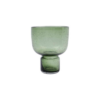 Farida Green Glass Vase, 4 of 5