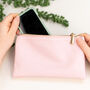 Personalised Double Pocket Clutch Bag, thumbnail 1 of 5