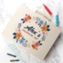 Personalised Flower Garland Colouring Set, thumbnail 1 of 4