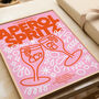 Aperol Spritz | Cocktail Print | Drink | Bar | Wall Art | A5 A4 A3 | Typographic | Wall Decor | Illustration | Summer | Poster, thumbnail 3 of 4