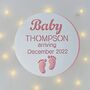 Personalised Pregnancy Announcement Reveal Plaque, thumbnail 9 of 9