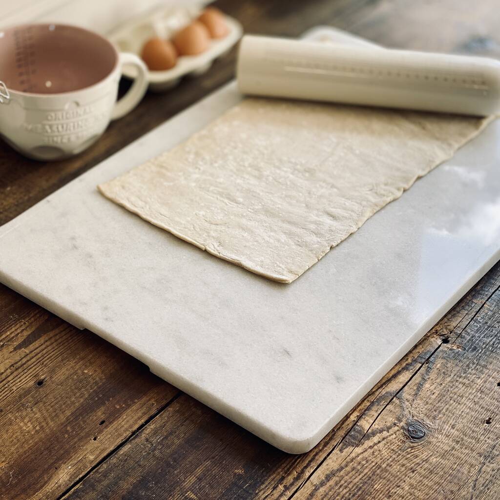 Marble Large Pastry Board 60cm X 40cm Two Colours, 1 of 8